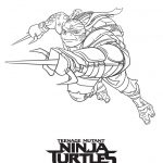 Kolorowanka do wydrukowania z Raphael z Ninja Turtles.