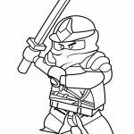 Ninjago - kolorowanka do wydrukowania dla dzieci.