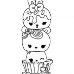 Kolorowanka Num Noms do wydrukowania dla dzieci.