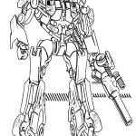 Kolorowanka Optimus Prime, robot z filmu Transformers, do wydrukowania.