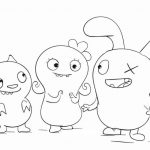 Dziecięce kolorowanki z postaciami UglyDolls do druku.