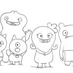 Kolorowanki Paskudy - UglyDolls dla dzieci do druku.