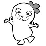 Kolorowanka UglyDolls do druku dla dzieci, postać z kreskówki.