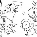 Kolorowanki Pokémon do druku dla dzieci, Pikachu, Bulbasaur, Squirtle, Jigglypuff, Charmander.