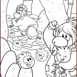 Kolorowanka Puffles z dziećmi i zwierzętami do druku.