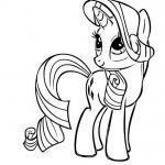 Kolorowanka konika My Little Pony do wydruku dla dzieci.