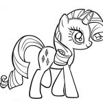 Szczegółowa kolorowanka My Little Pony do druku dla dzieci.