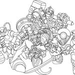 Kolorowanki Skylanders do druku dla dzieci.