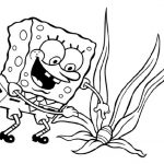 SpongeBob Kanciastoporty kolorowanka do wydrukowania dla dzieci.