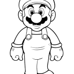 Super Mario do wydrukowania, kolorowanki dla dzieci.