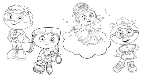 Super Why! – Kolorowanki dla dzieci (14)