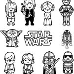 Kolorowanki Star Wars dla dzieci, postacie z filmu, bohaterowie.