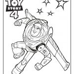Kolorowanka Buzz Astral z Toy Story 4 do wydrukowania.
