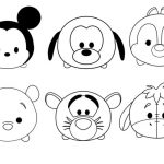 Tsum Tsum - kolorowanki dla dzieci do druku i zabawy.
