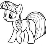 Kolorowanka Twilight Sparkle z My Little Pony do druku.