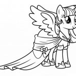 Kolorowanka Twilight Sparkle z My Little Pony do druku.