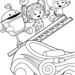 Kolorowanki do wydrukowania z postaciami z Umizoomi dla dzieci.