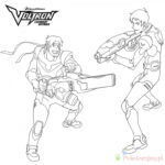 Kolorowanki do wydrukowania z postaciami z Voltron dla dzieci.