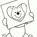 Kolorowanka Winnie the Pooh do wydrukowania dla dzieci.