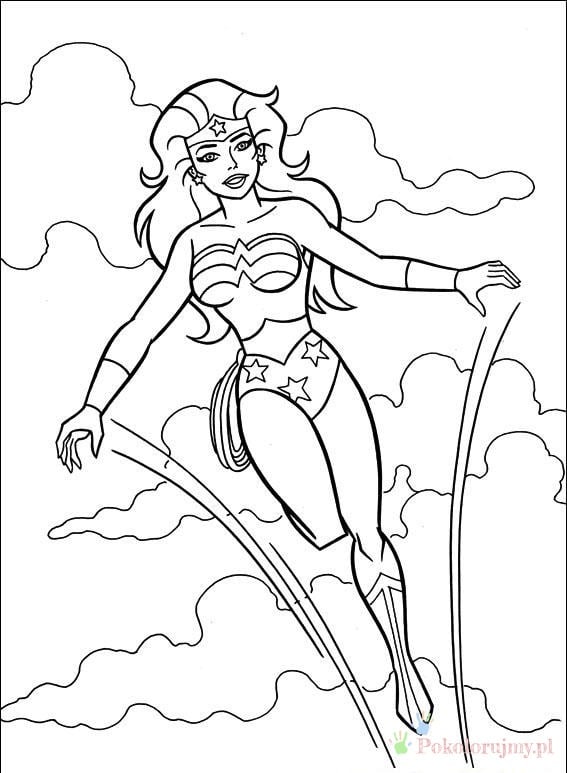 Wonder Woman – Kolorowanki dla dzieci (13)