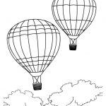 Latające balony do kolorowania dla dzieci.